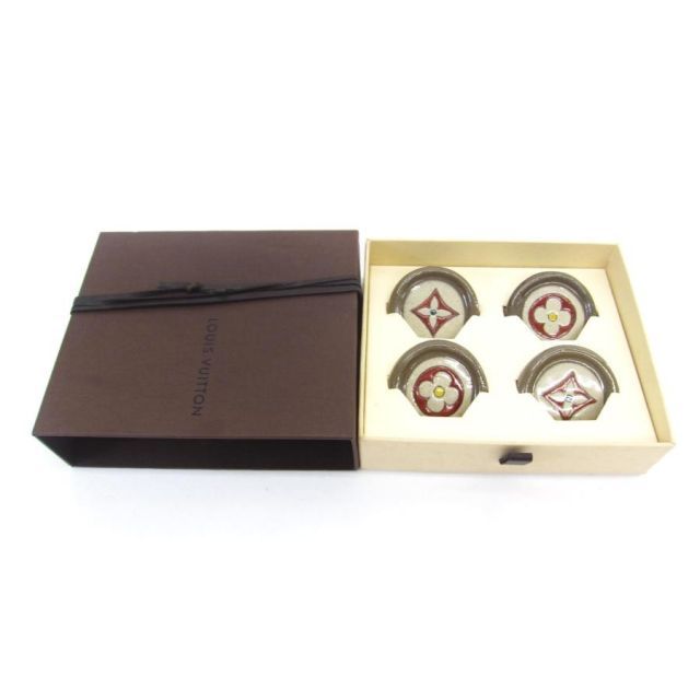 LOUIS VUITTON ルイ・ヴィトン 壺屋焼き 箸置き 四点セット ∠UK2382