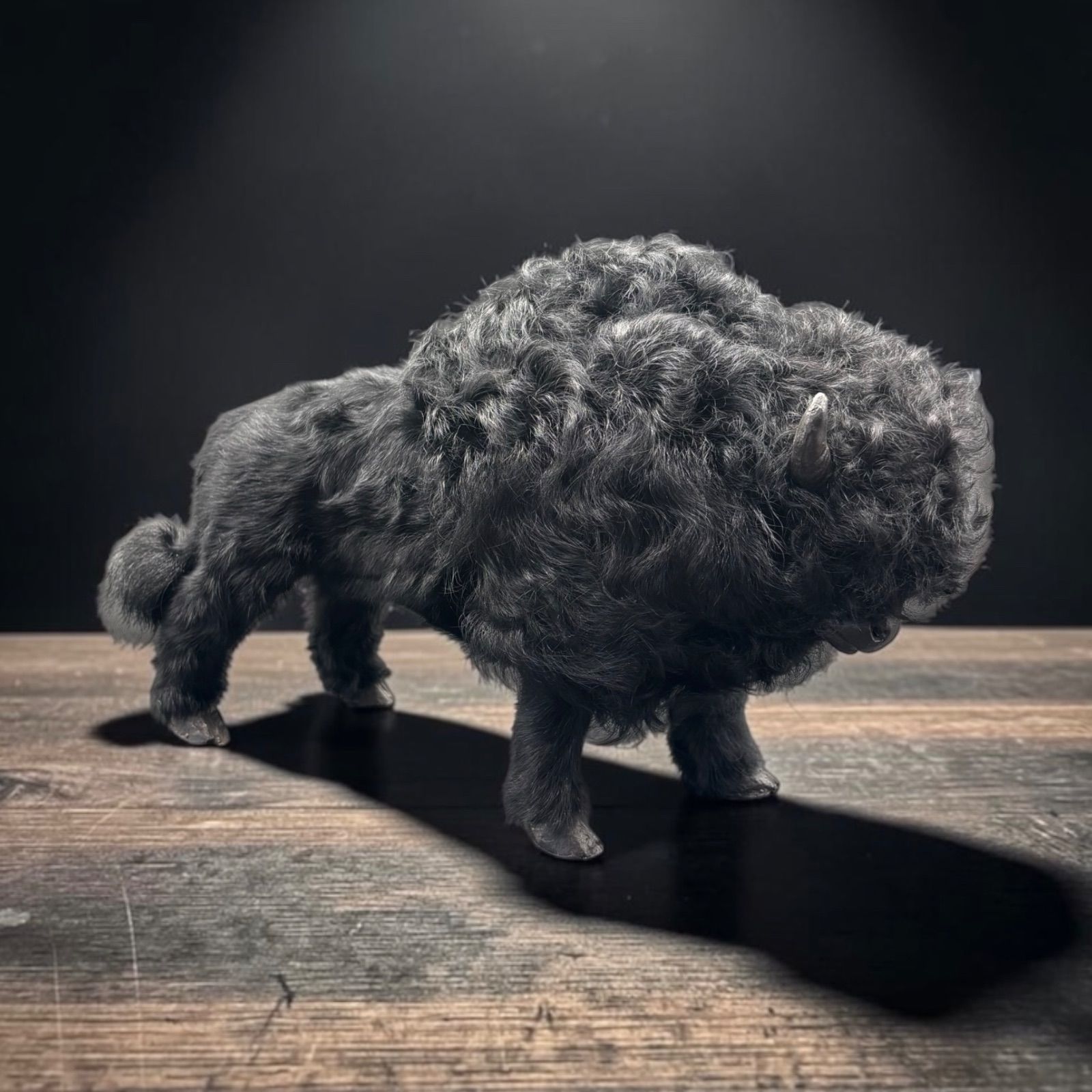 Buffalo Ornament オブジェ バッファロー バイソン 置物 動物 リアル 