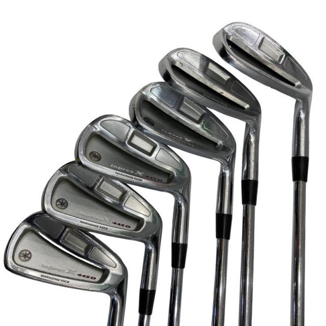 【中古】 ヤマハ inpres X 445D 6S アイアンセット IR リシャフト (フレックスその他) メンズ 男性用 右利き 右用 Cランク ゴルフクラブ