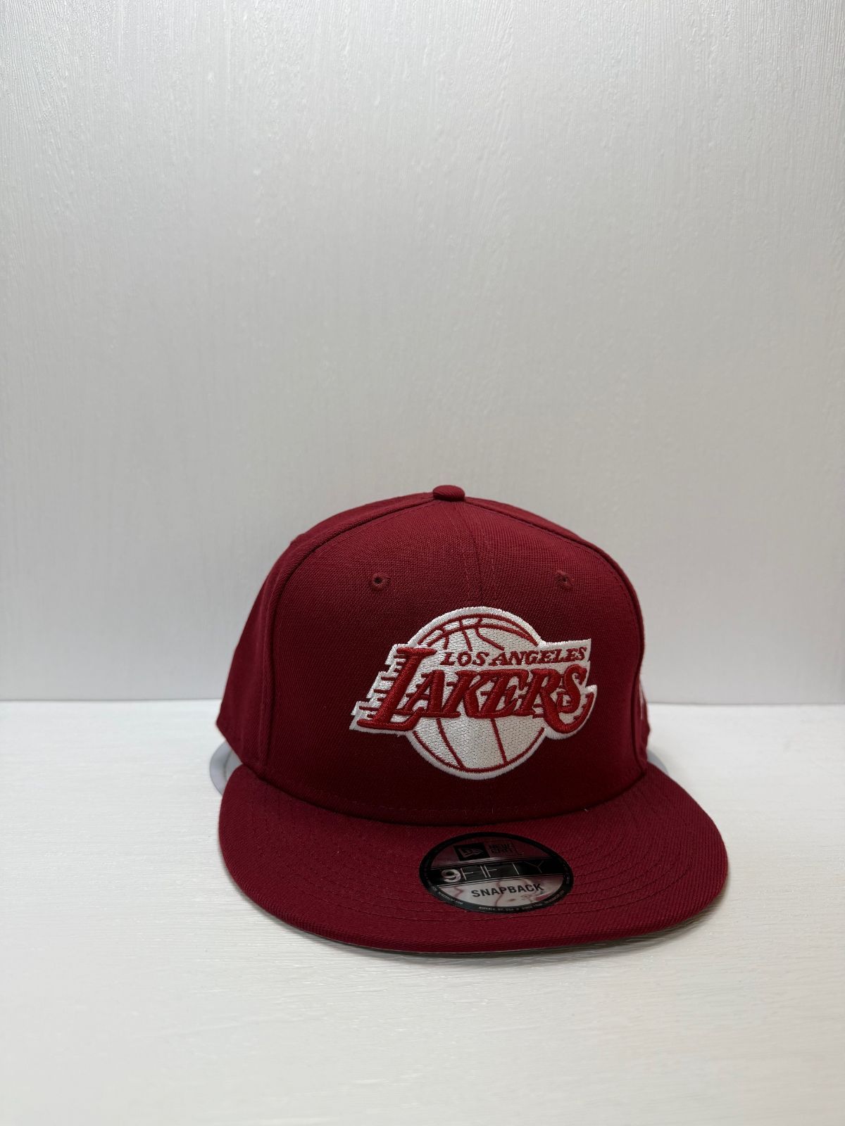 ニューエラ ロサンゼルスレイカーズ 9fifty スナップバックキャップ ワインレッドカラー