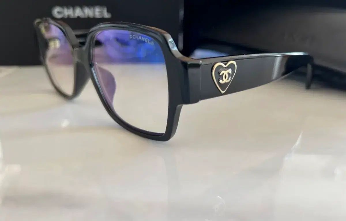 CHANEL シャネル ブルーライト メガネ ハート 新品