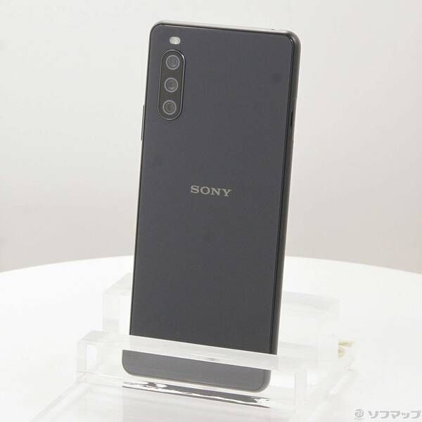 中古品〕 Xperia 10 III 128GB ブラック SO-52B docomoロック解除SIM