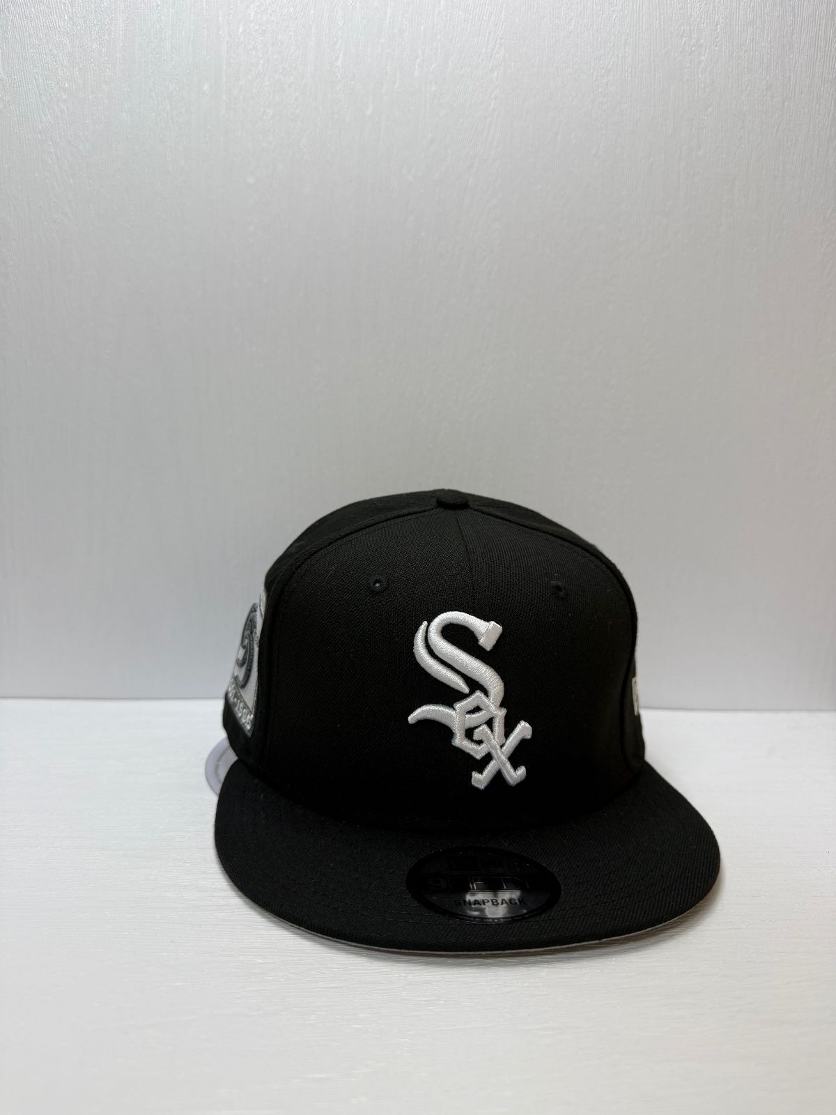 ニューエラ シカゴホワイトソックス 95thアニバーサリー 9fifty スナップバックキャップ ブラックカラー