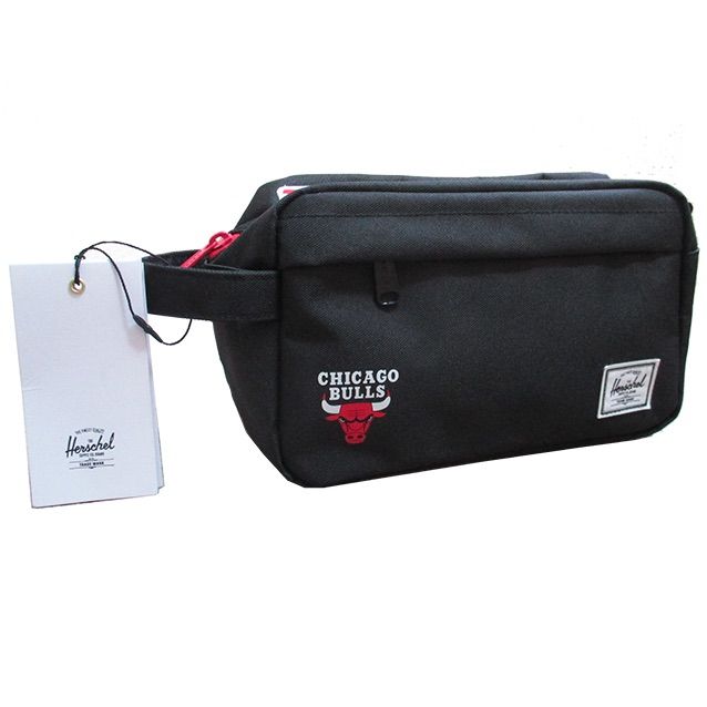 NBA ハーシェル サプライ CHICAGO BULLS コラボ 手付セカンドBag ポーチ