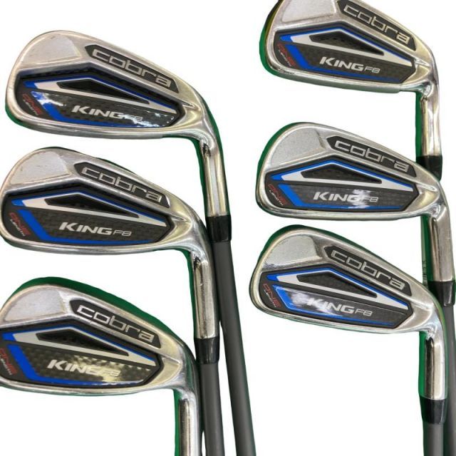 【中古】 コブラ KING F8 ONE LENGTH 6S USA アイアンセット IR ALDILA ROGUE PRO ONE LENGTH 75 (フレックスS) メンズ 男性用 右利き 右用 Cランク ゴルフクラブ