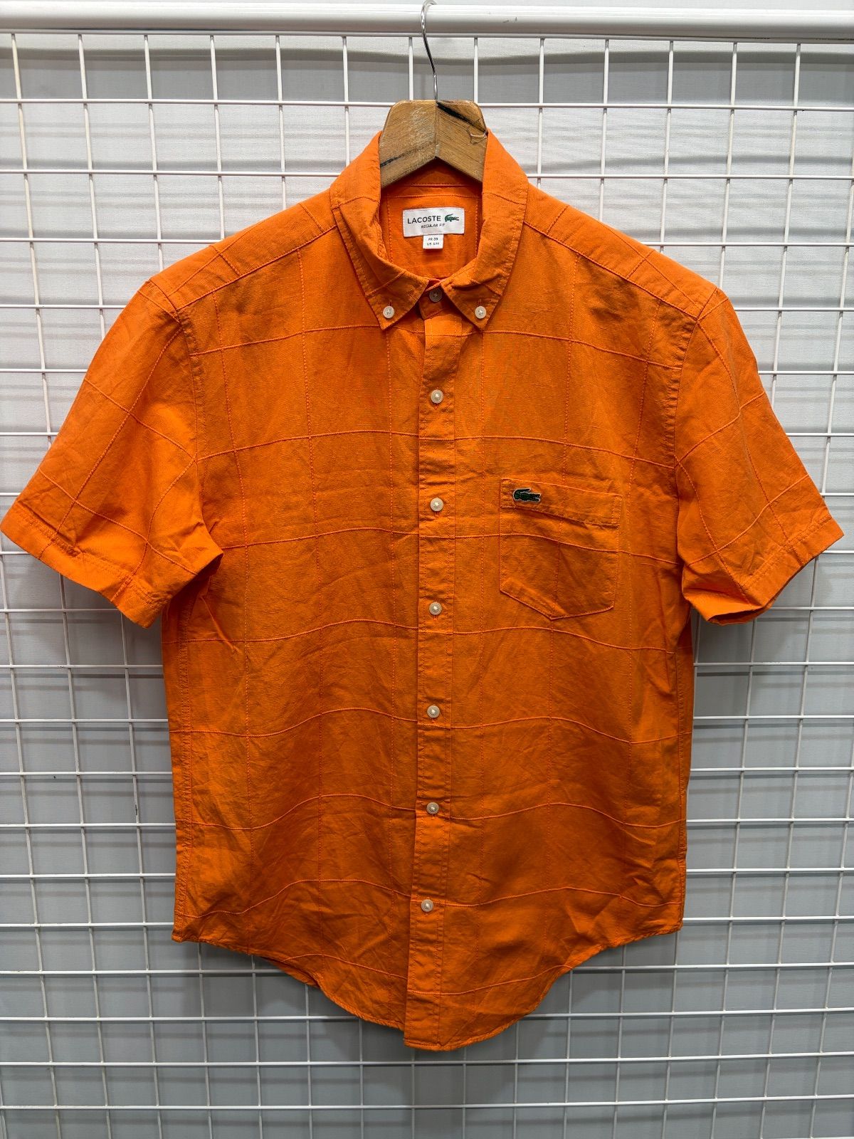 LACOSTE（ラコステ）半袖シャツ オレンジ SM 2604-336-直営通販サイト