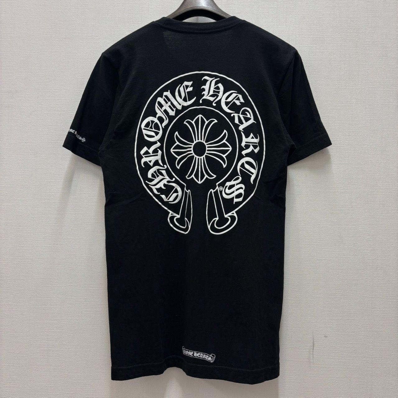 CHROME HEARTS クロムハーツ ホースシュー 半袖Tシャツ 黒 ブラック S 