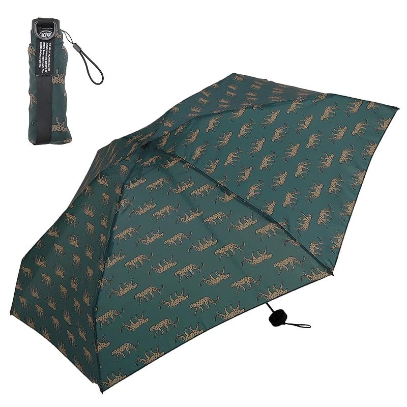 【新品】 KiU キウ コンパクトアンブレラ KiU COMPACT UMBRELLA 折りたたみ 折り畳み 傘 雨傘 晴雨兼用 UVカット 軽量 ミニ コンパクト シンプル おしゃれ ユニセックス メンズ レディース 男女兼用 レオパード K417-175