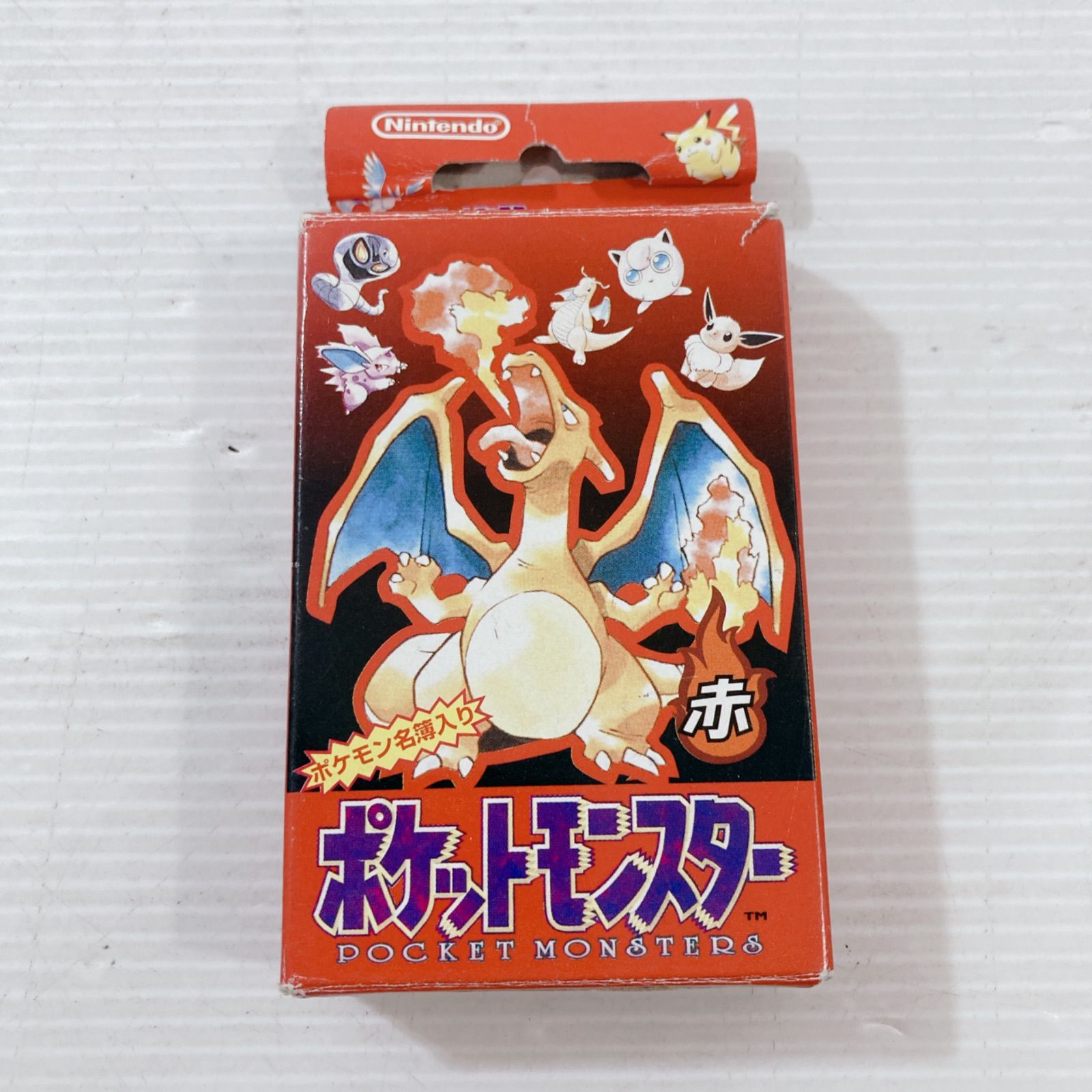 Nintendo ポケットモンスター赤 ポケモン名簿入り トランプ ポケモン