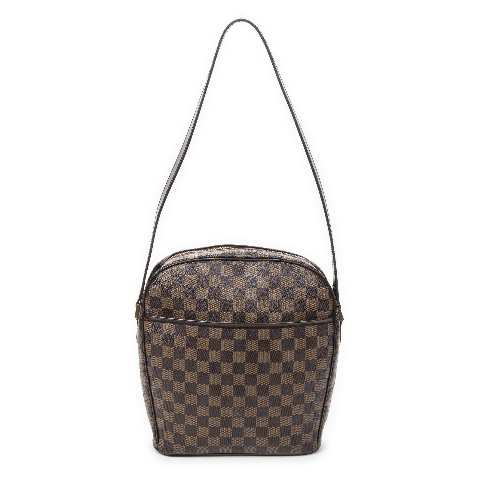 [中古] LOUIS VUITTON ルイヴィトンイパネマ茶色ダミエ エベヌA