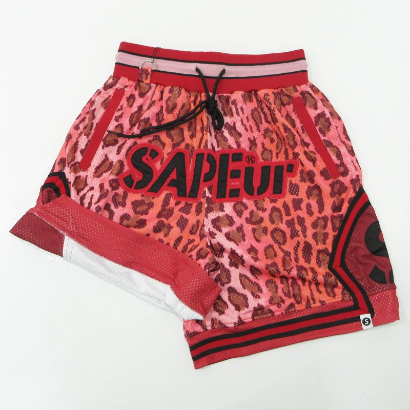 三重本店】 中古 SAPEur | サプール BASKET SHORTS LEOPARD バスケット