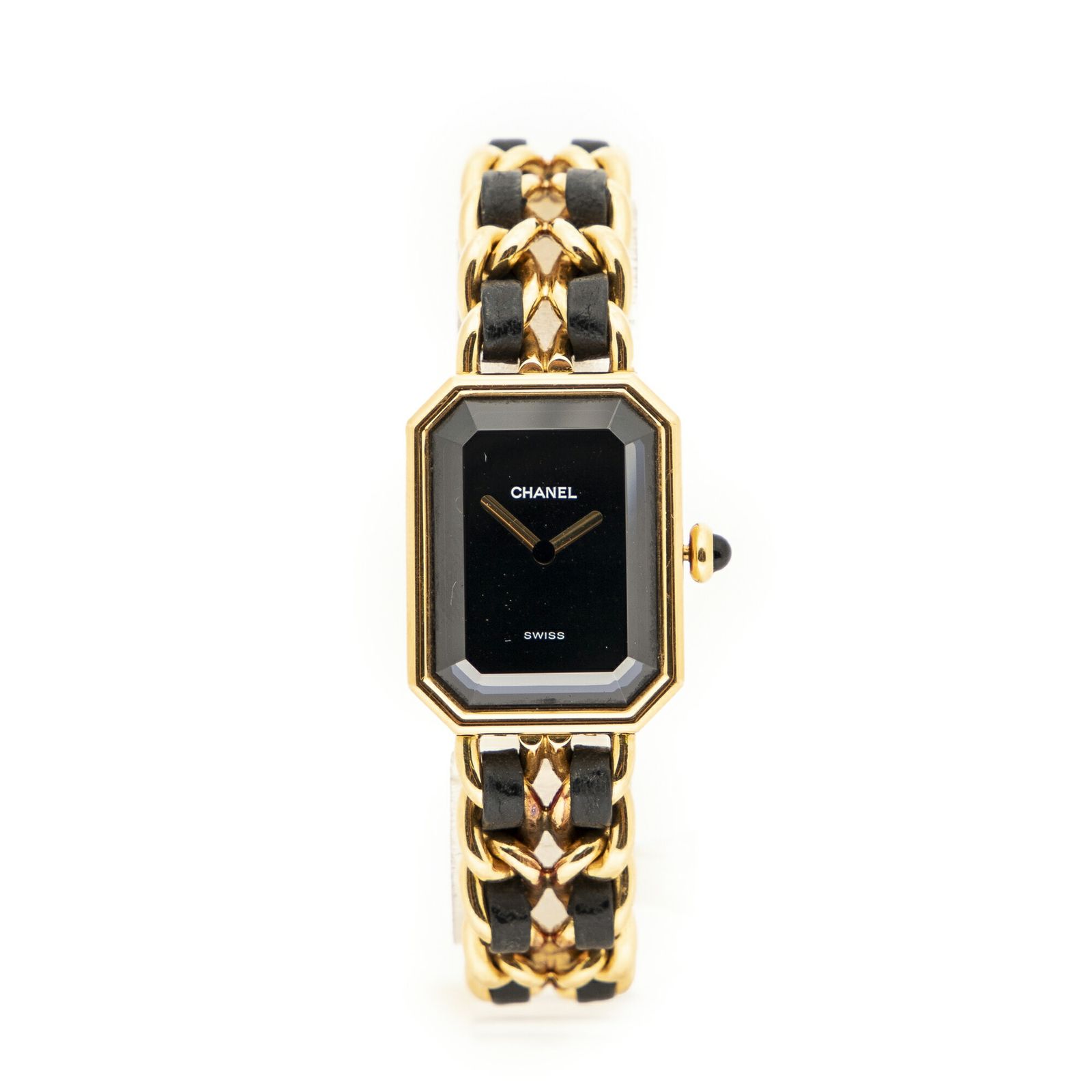 [中古] CHANEL シャネルプルミエールブラック/ゴールド金メッキA