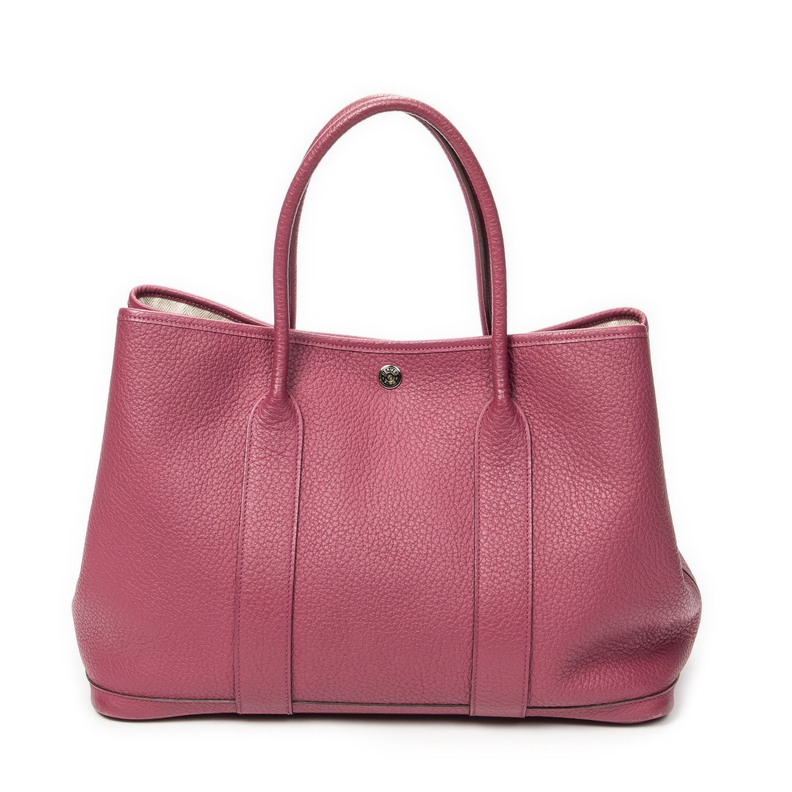 [中古] HERMES エルメスガーデンパーティートスカネゴンダレザーA