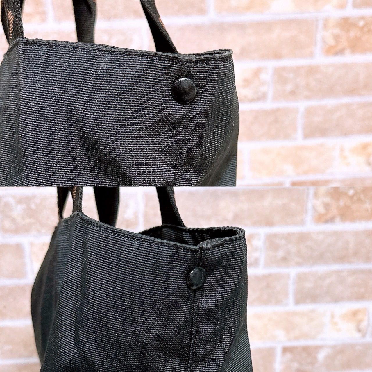 美品) FENDI(フェンディ)トートバッグ ナイロン ロゴライン - メルカリ