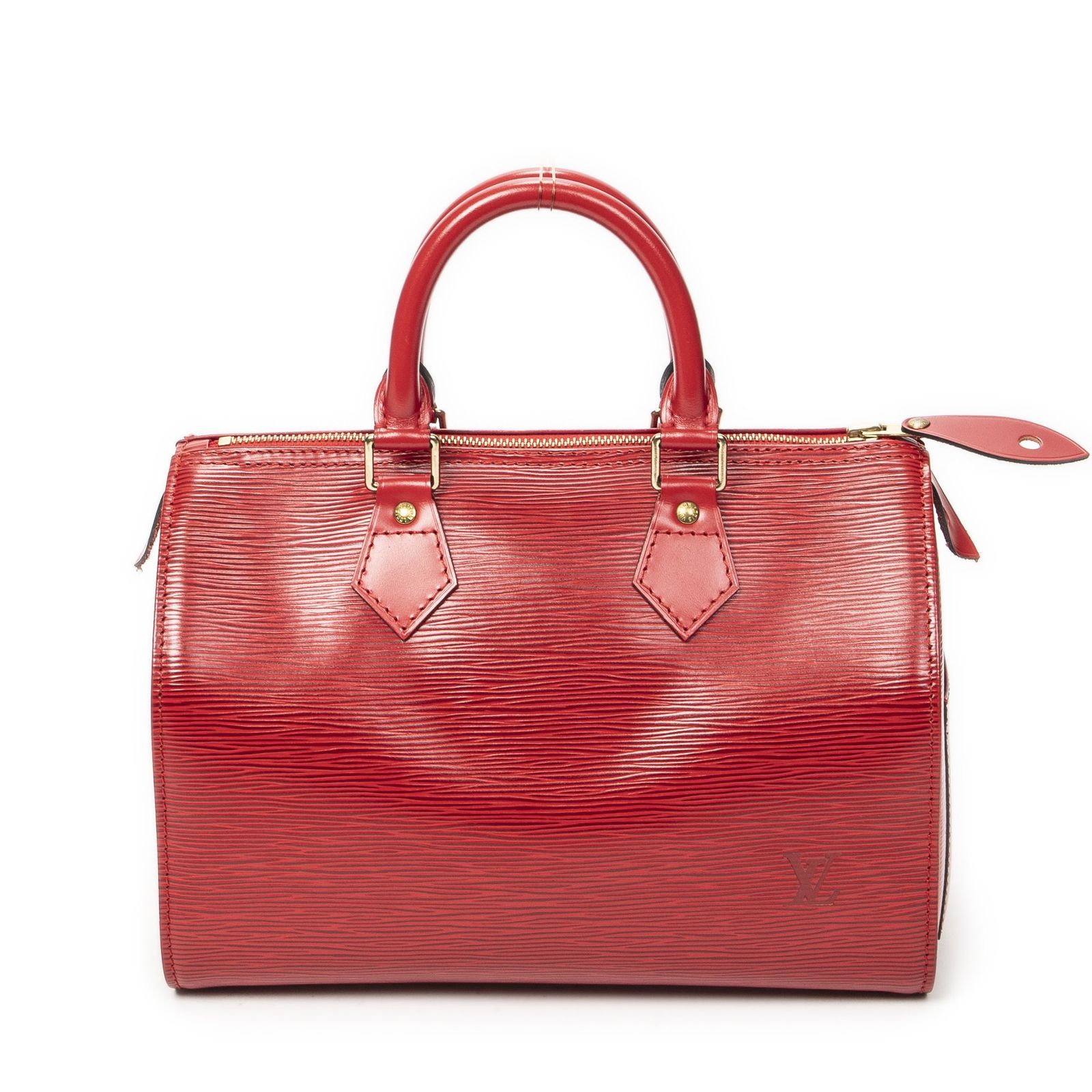 [中古] LOUIS VUITTON ルイヴィトンスピーディー赤エピA