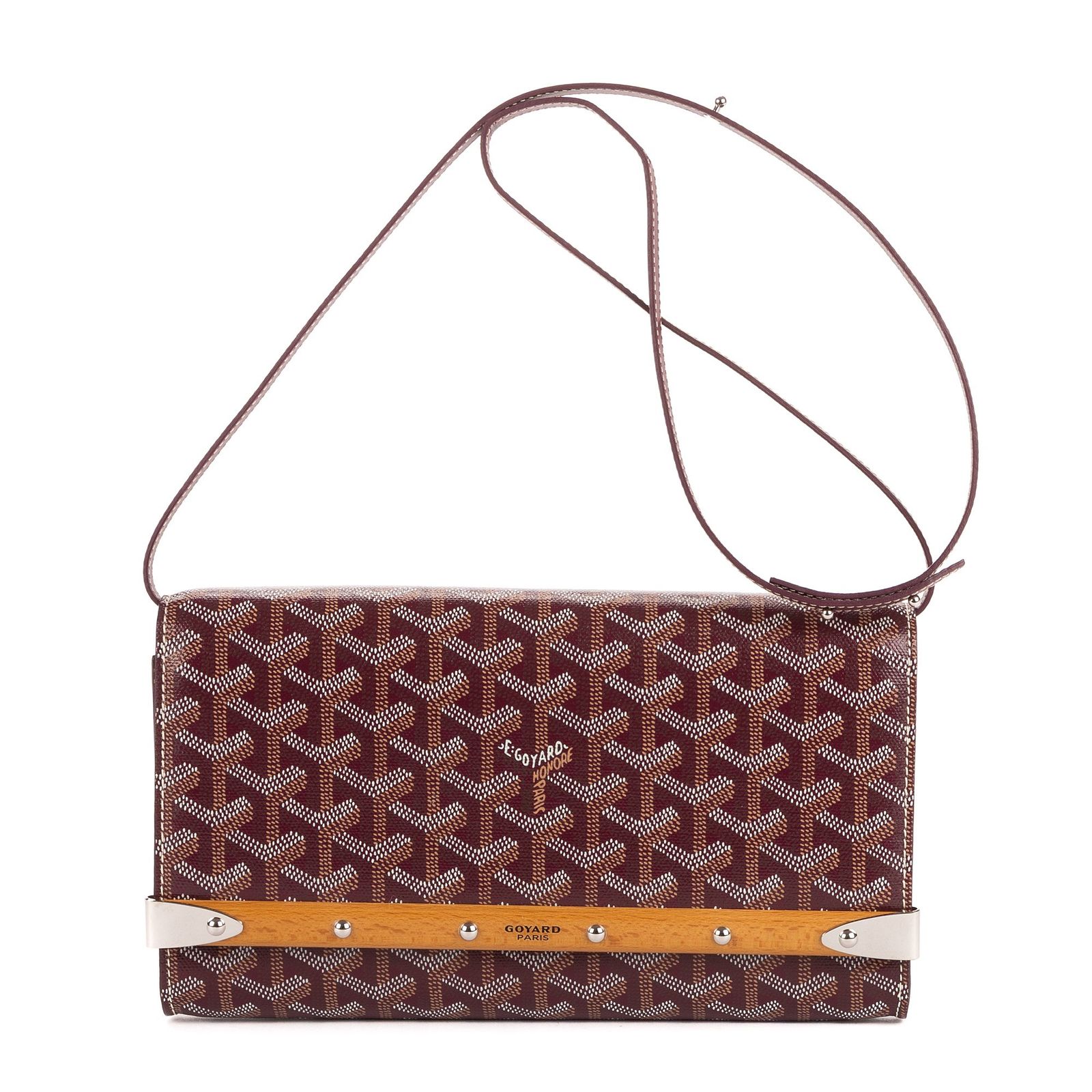 [中古] GOYARD ゴヤールモンテカルロバーガンディゴヤールディン キャンバスA