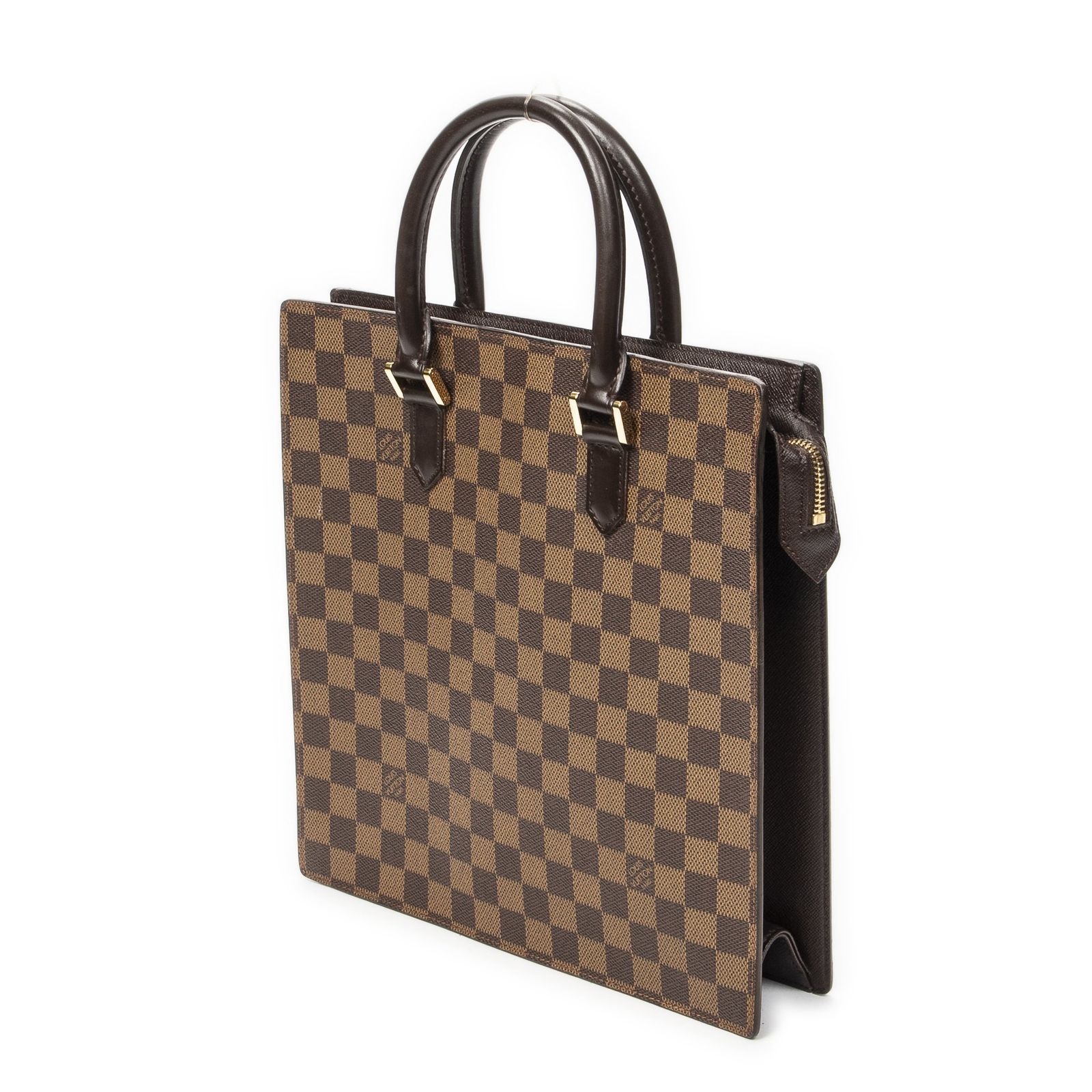 [中古] LOUIS VUITTON ルイヴィトンヴェネツィア茶色ダミエ エベヌA