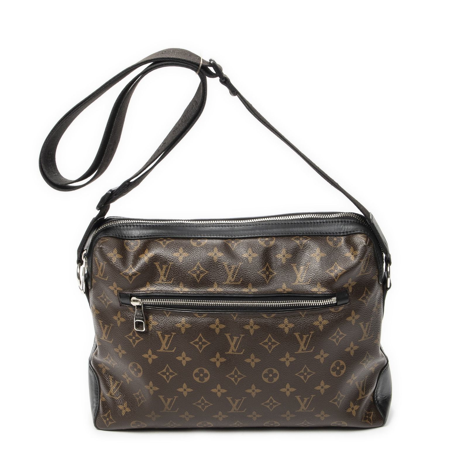 [中古] LOUIS VUITTON ルイヴィトントーレスメッセンジャーブラウン/ブラックモノグラム マカッサルA