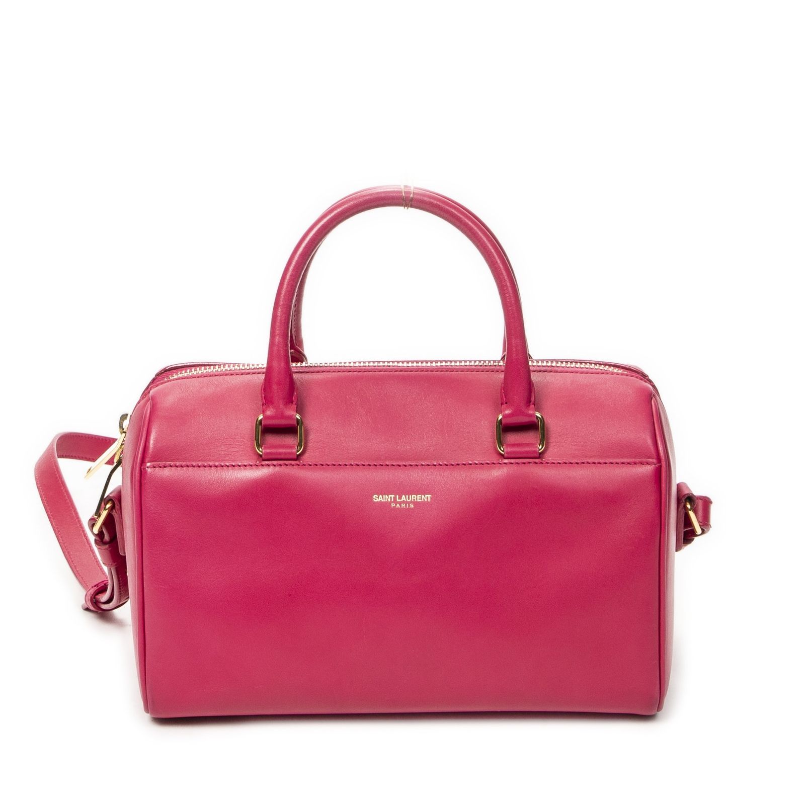 [中古] YVES SAINT LAURENT イヴサンローランベビーダッフルフューシャスムースカーフスキンレザーA