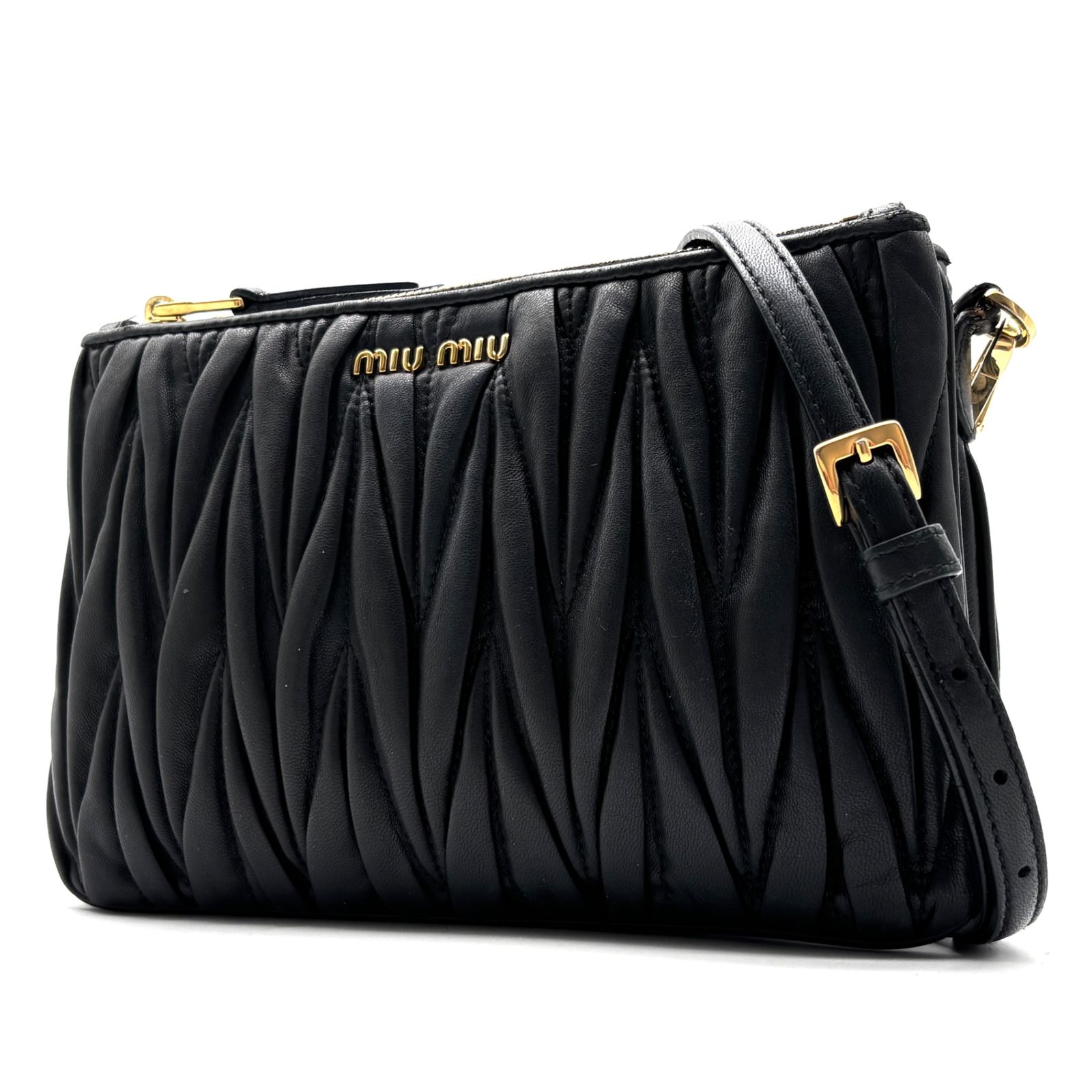 miumiuマテラッセ 正規品 美品 ミュウミュウ miumiu マテラッセ 
