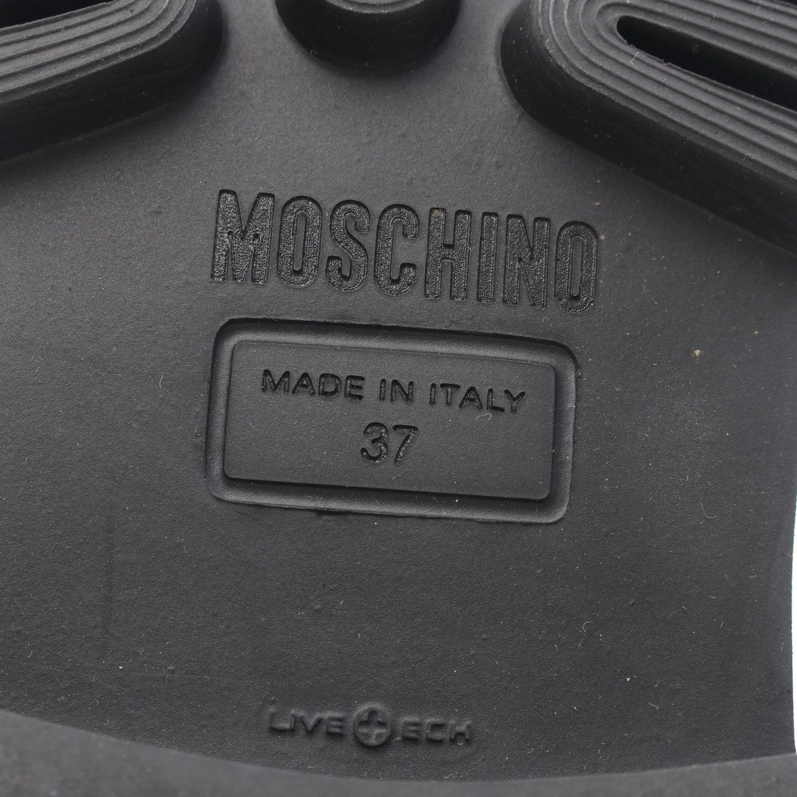 MOSCHINO モスキーノ ロゴ ショート ブーツ