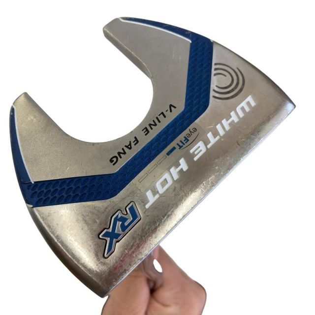 【中古】 オデッセイ WHITE HOT RX V-LINE FANG 34インチ パター PT スチール (フレックスその他) メンズ 男性用 右利き 右用 Dランク ゴルフクラブ