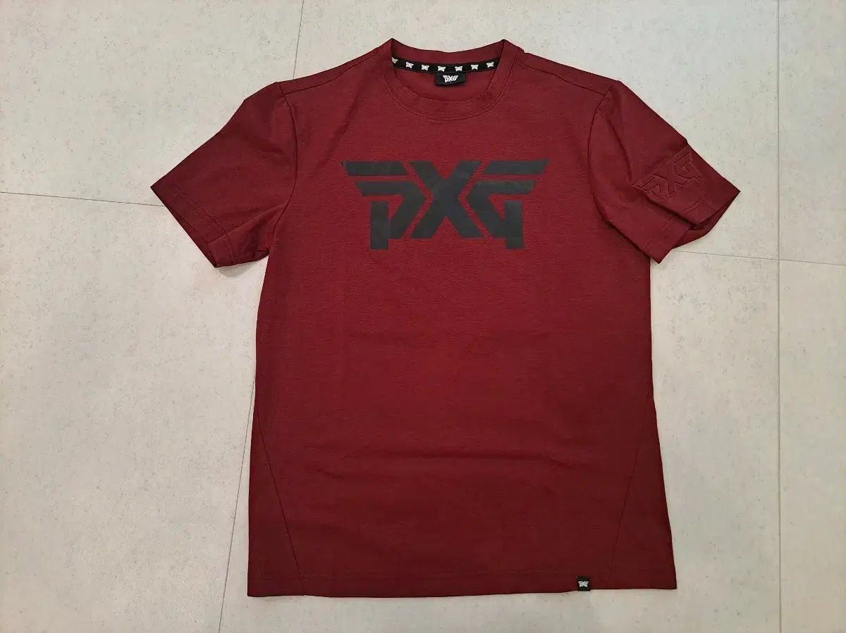 PXG 半袖 Tシャツ バーガンディ s