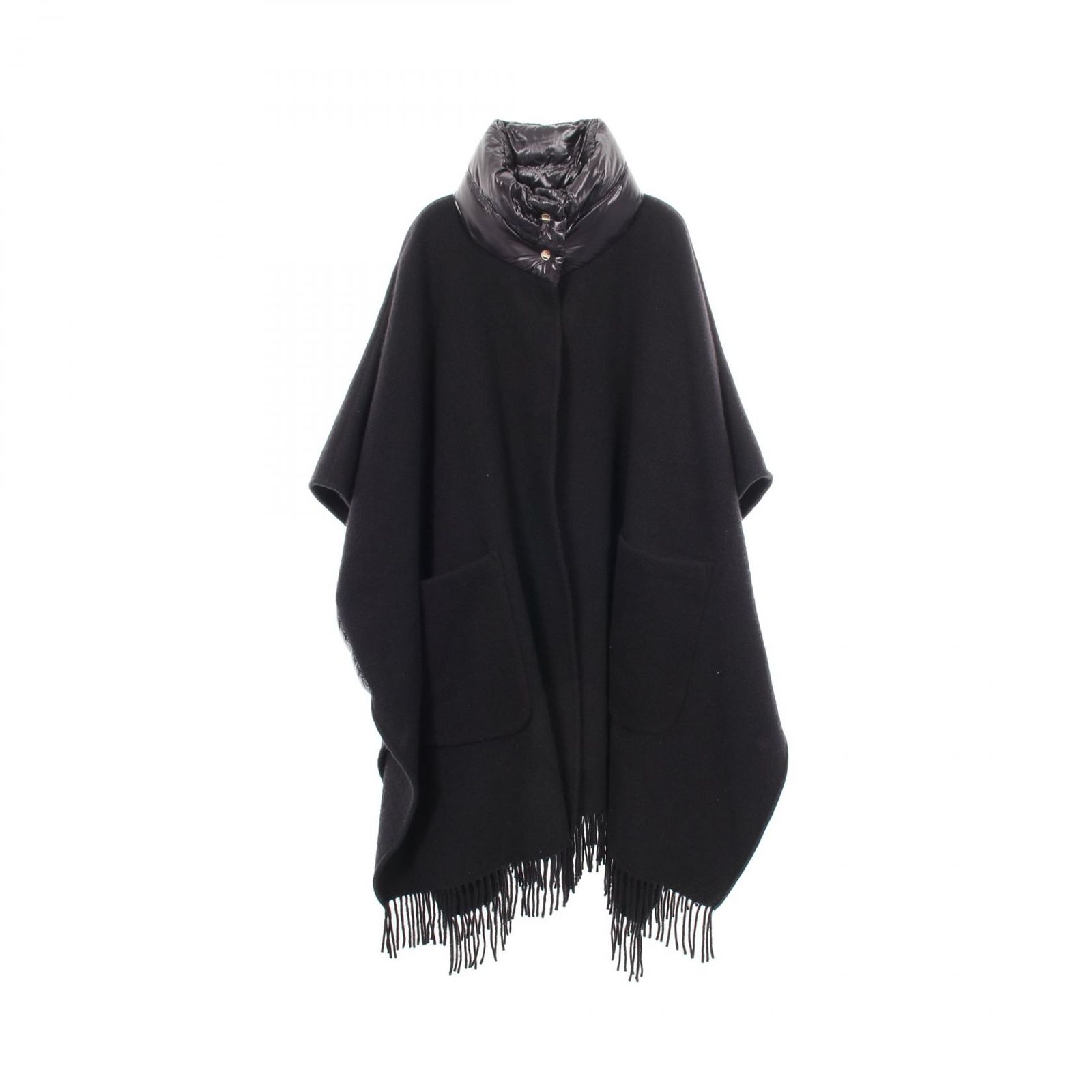 Herno ヘルノ RESORT WARMY & NYLON ULTRALIGHT 切替 ポンチョ