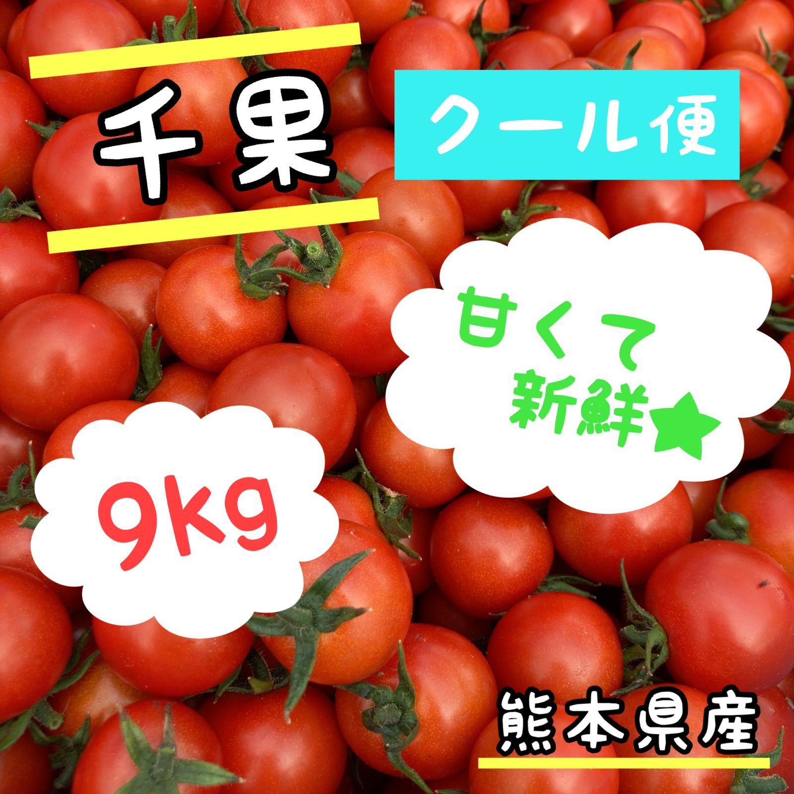 【クール便】ミニトマト 千果 9kg