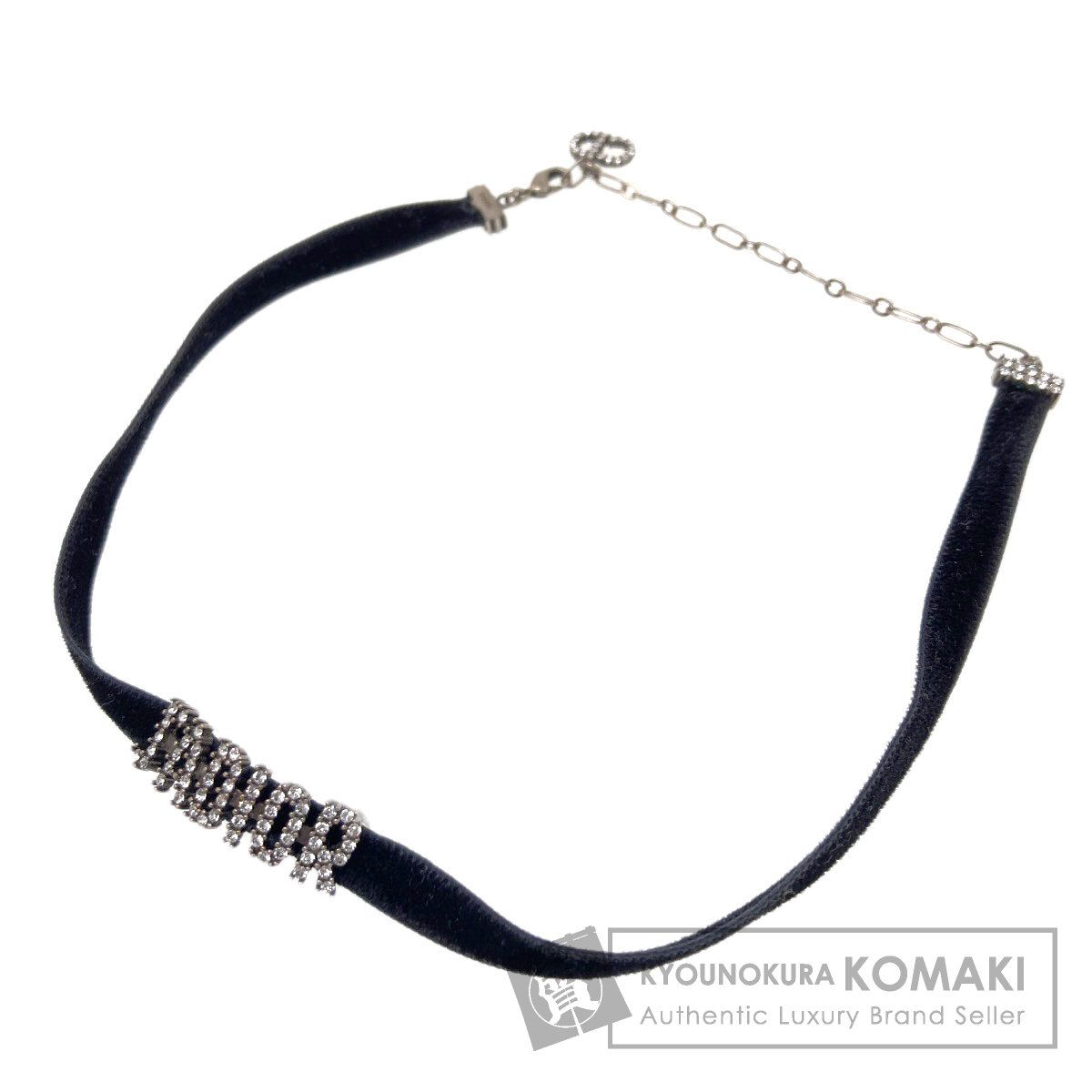 CHRISTIAN DIOR クリスチャンディオール ジャディオール チョーカー ベロア レディース [中古]