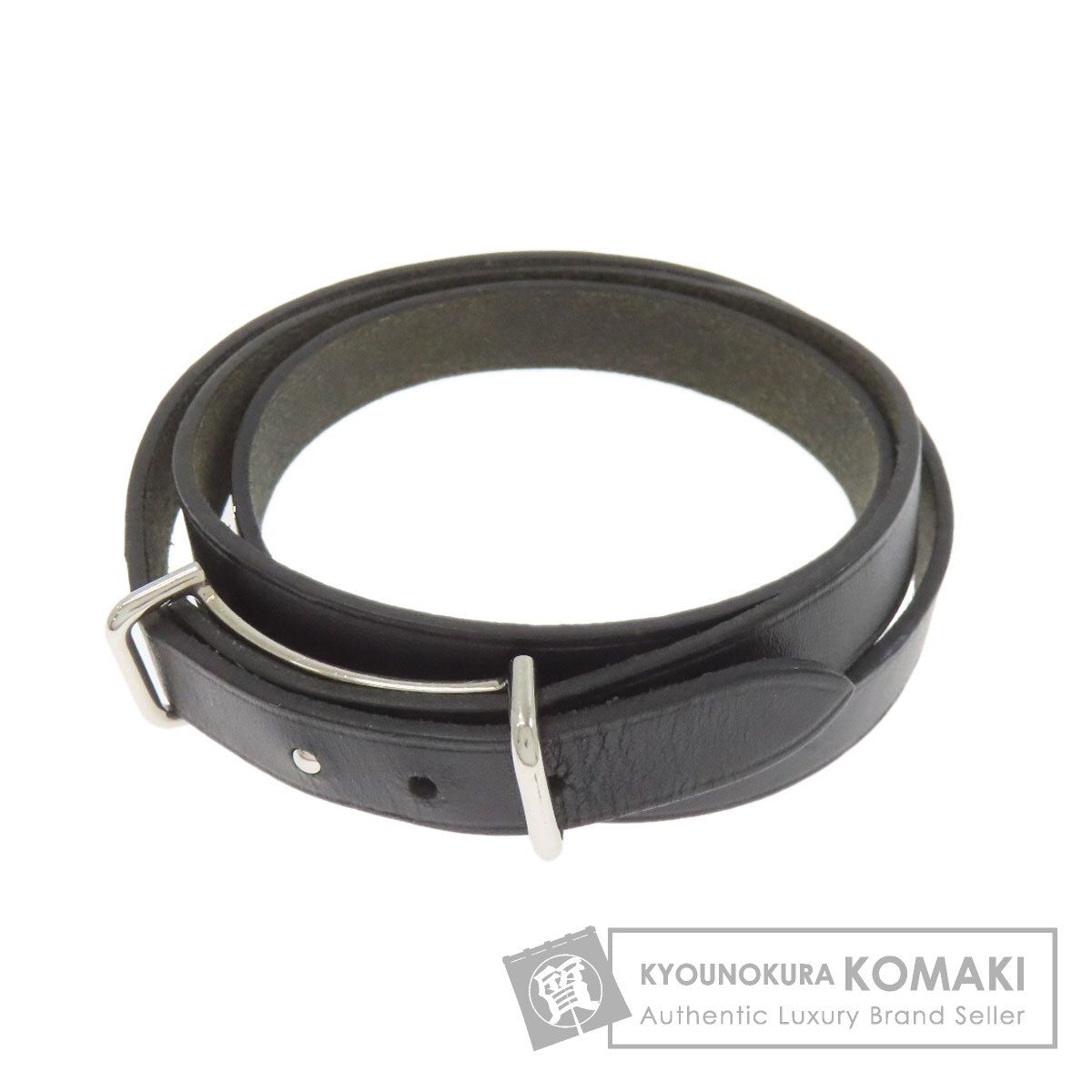HERMES エルメス アピ 2 シルバー金具 ブレスレット レザー レディース [中古]
