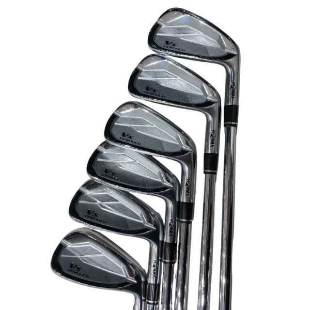 【中古】 本間ゴルフ TOUR WORLD Vx 7S アイアンセット IR 純正特注シャフト (フレックスS) メンズ 男性用 右利き 右用 Cランク ゴルフクラブ