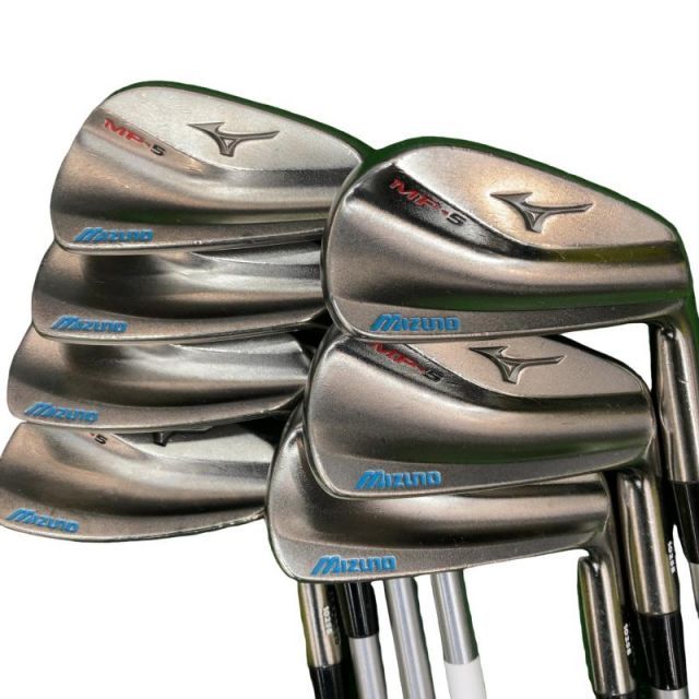 【中古】 ミズノ MP-5 8S アイアンセット IR 純正特注シャフト (フレックスS) メンズ 男性用 右利き 右用 Cランク ゴルフクラブ