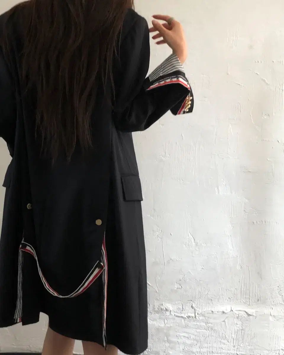Thom Browne トム・ブラウン ネイビー チェスターフィールド コート