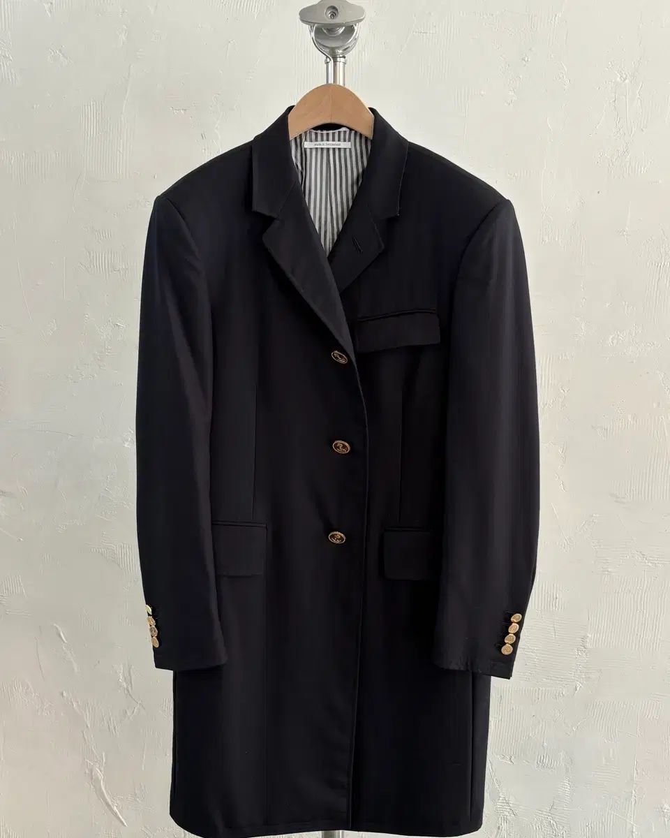 Thom Browne トム・ブラウン ネイビー チェスターフィールド コート