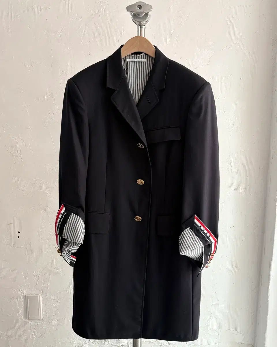 Thom Browne トム・ブラウン ネイビー チェスターフィールド コート