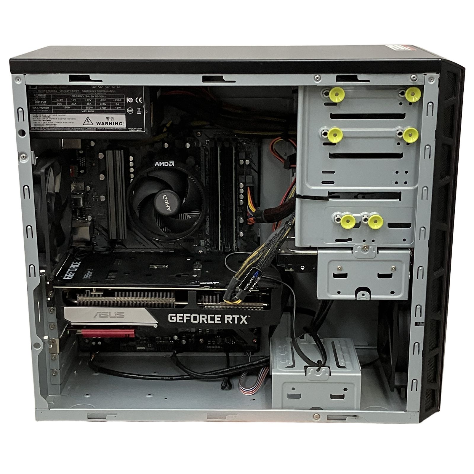 FRONTIER デスクトップ パソコン AMD Ryzen 5 5600X 32GB HDD 2TB SSD