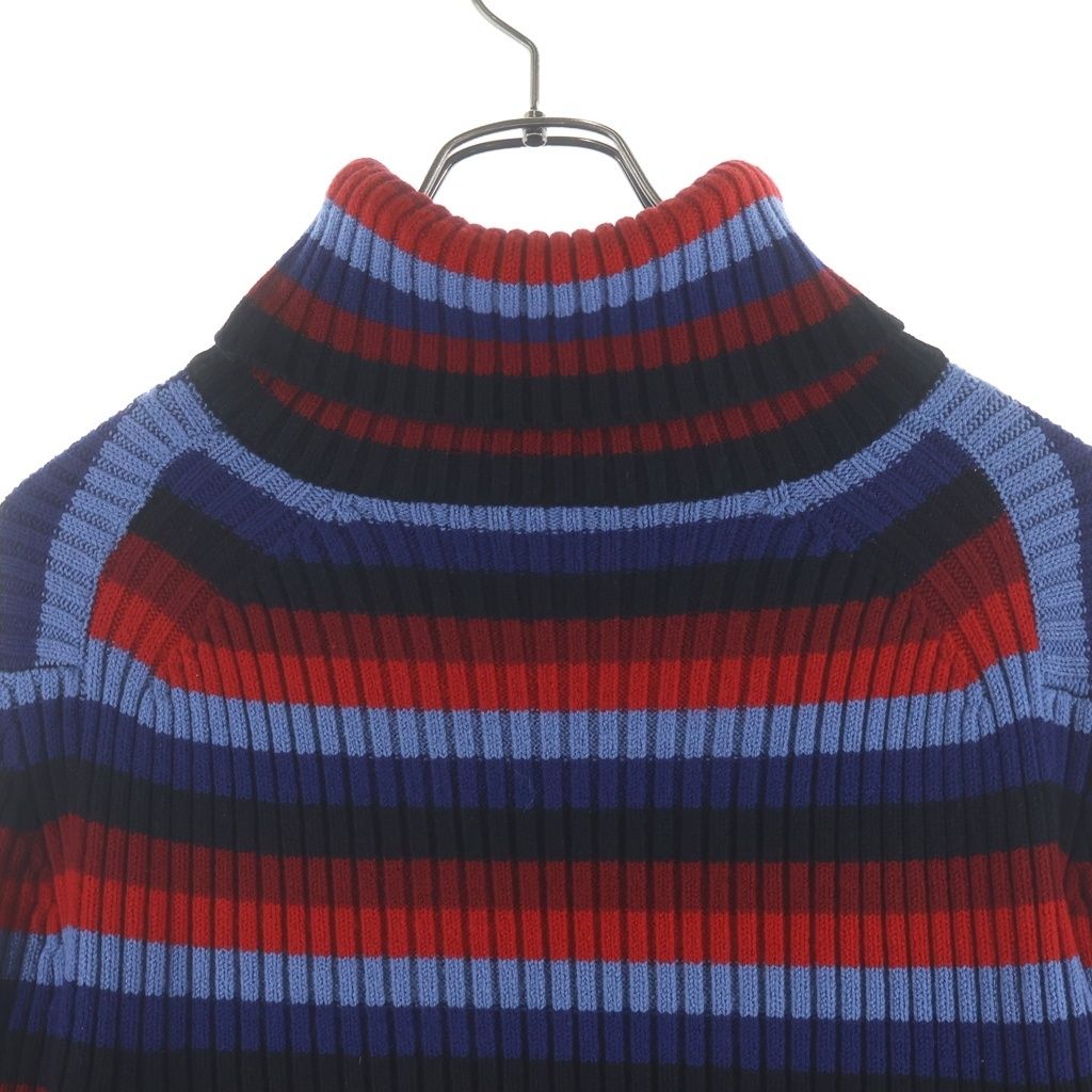MONCLER モンクレール 18AW MAGLIONE TRICOT CICLISTA Turtle Neck Knit Sweater タートルネックニットセーター ボーダーニットセーター D20979203100 マルチ MONCLER (モンクレール) 18AW MAGLIONE TRICOT CICLISTA Turtle Neck