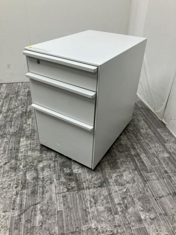 【中古品】ウチダ 3段インサイドワゴン ホワイト