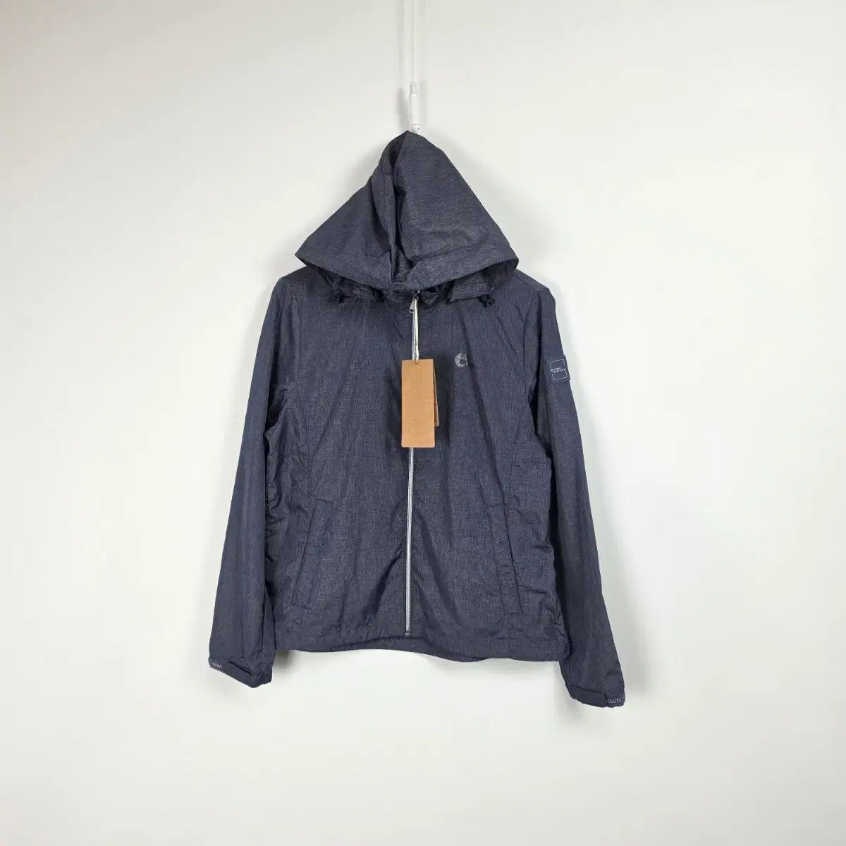 新品) NEPA WHO フード 軽量 ウィンドブレーカー ジャケット ネイビー レディース 95-100 0513
