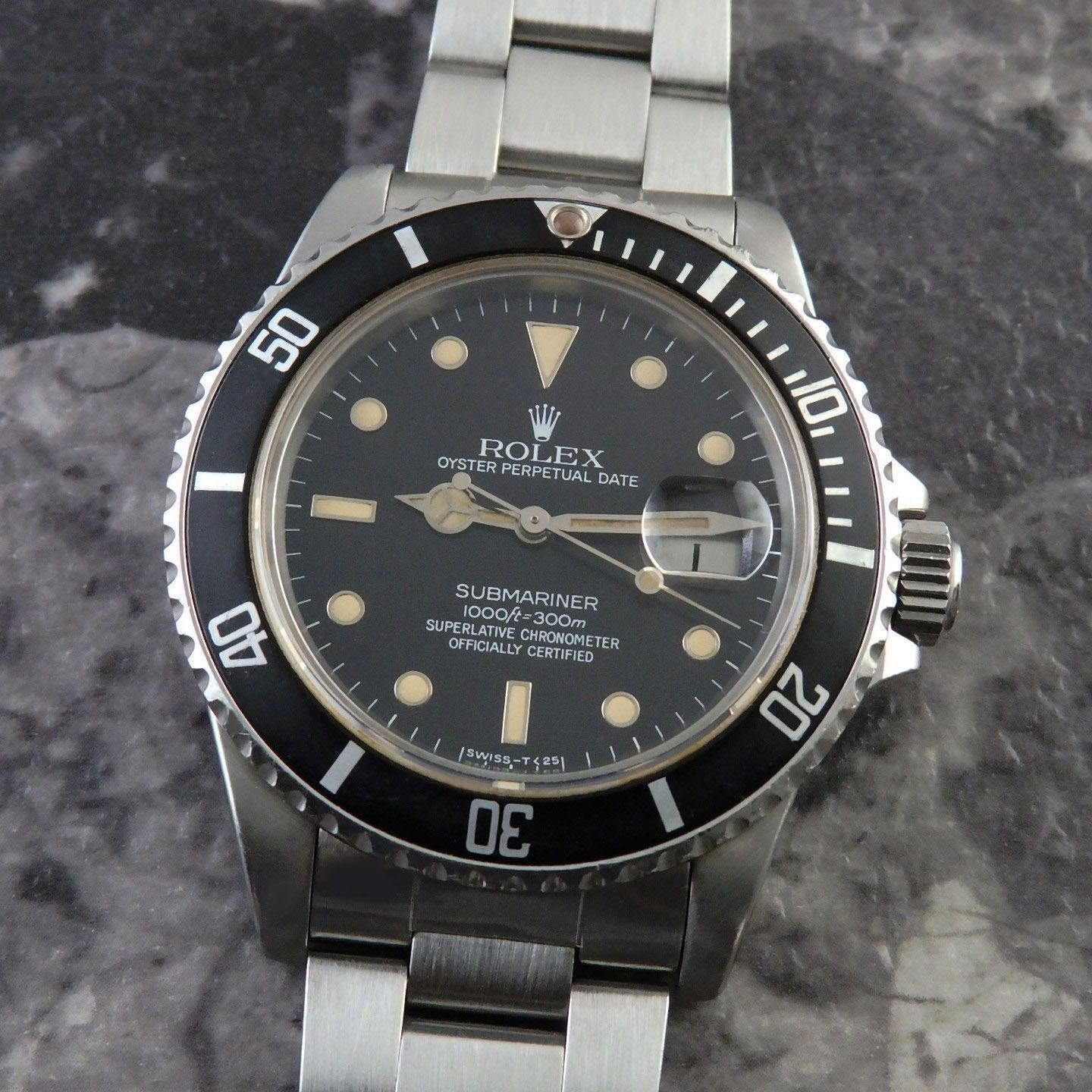 ロレックス サブマリーナ 16800 オールトリチウム パティーナ 1984年 ヴィンテージ アンティーク時計 自動巻 ROLEX SUBMARINER