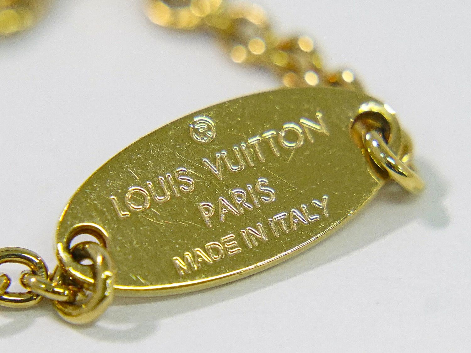 ブレスレット本物 ルイヴィトン LOUIS VUITTON ブレスレット LV アイ