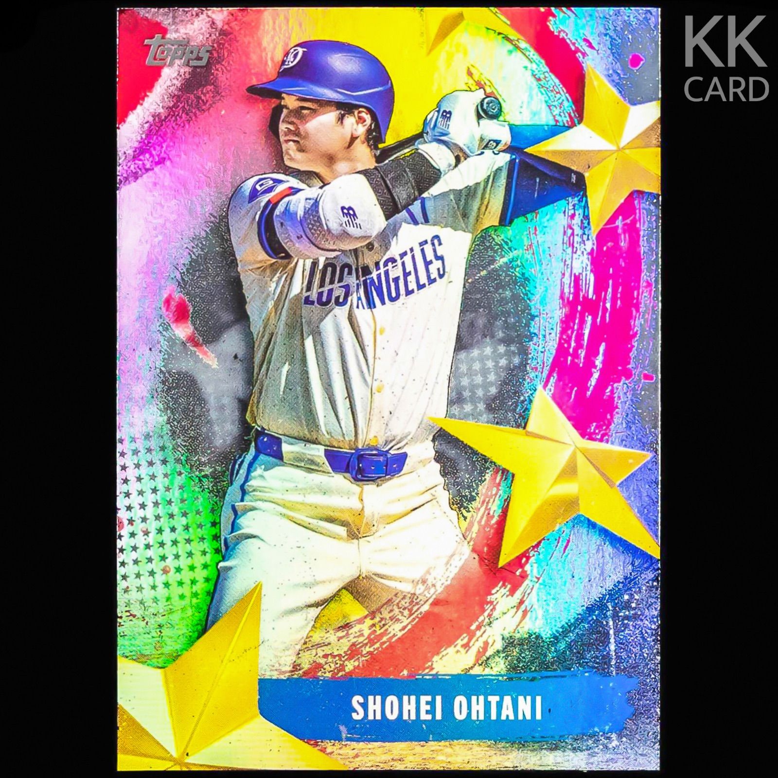 大谷翔平 2025 Topps Series 1 インサートカード レインボーフォイル