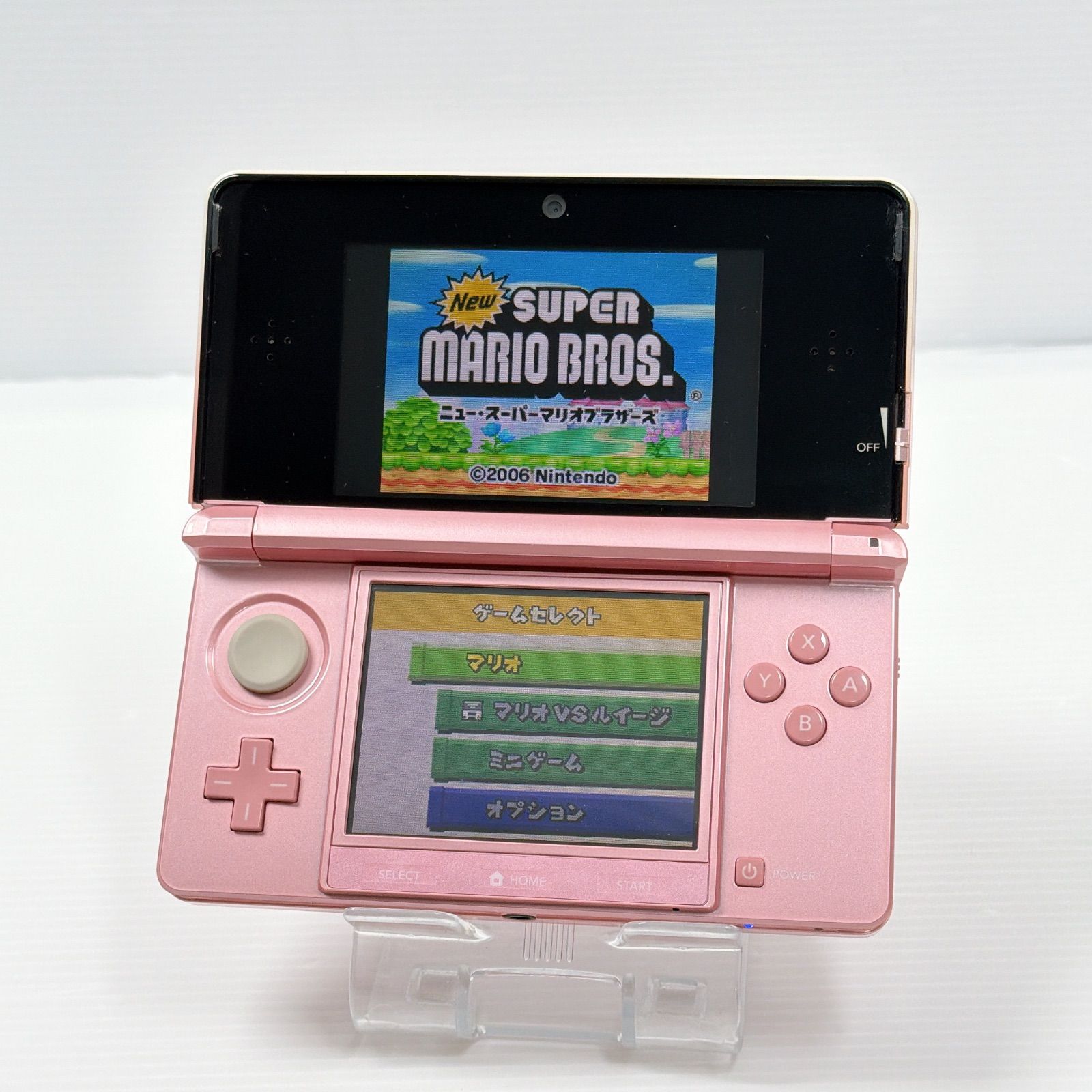 美品 ニンテンドー 3DS ミスティピンク 遊べるセット 動作確認済み 箱 