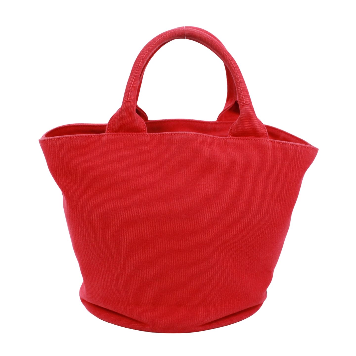 トートバッグPRADA CANAPA カナパ キャンバス レッド トートバッグ