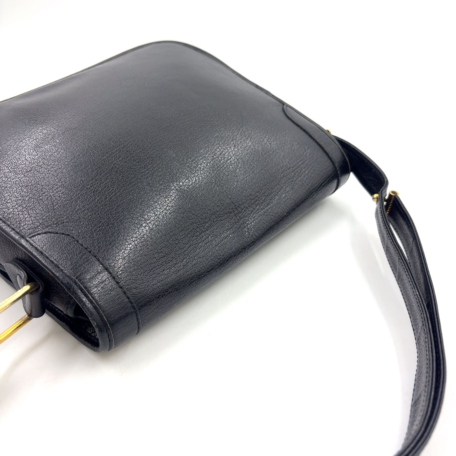 Christian Dior トロッター ヴィンテージ レザー ブラック ワン 