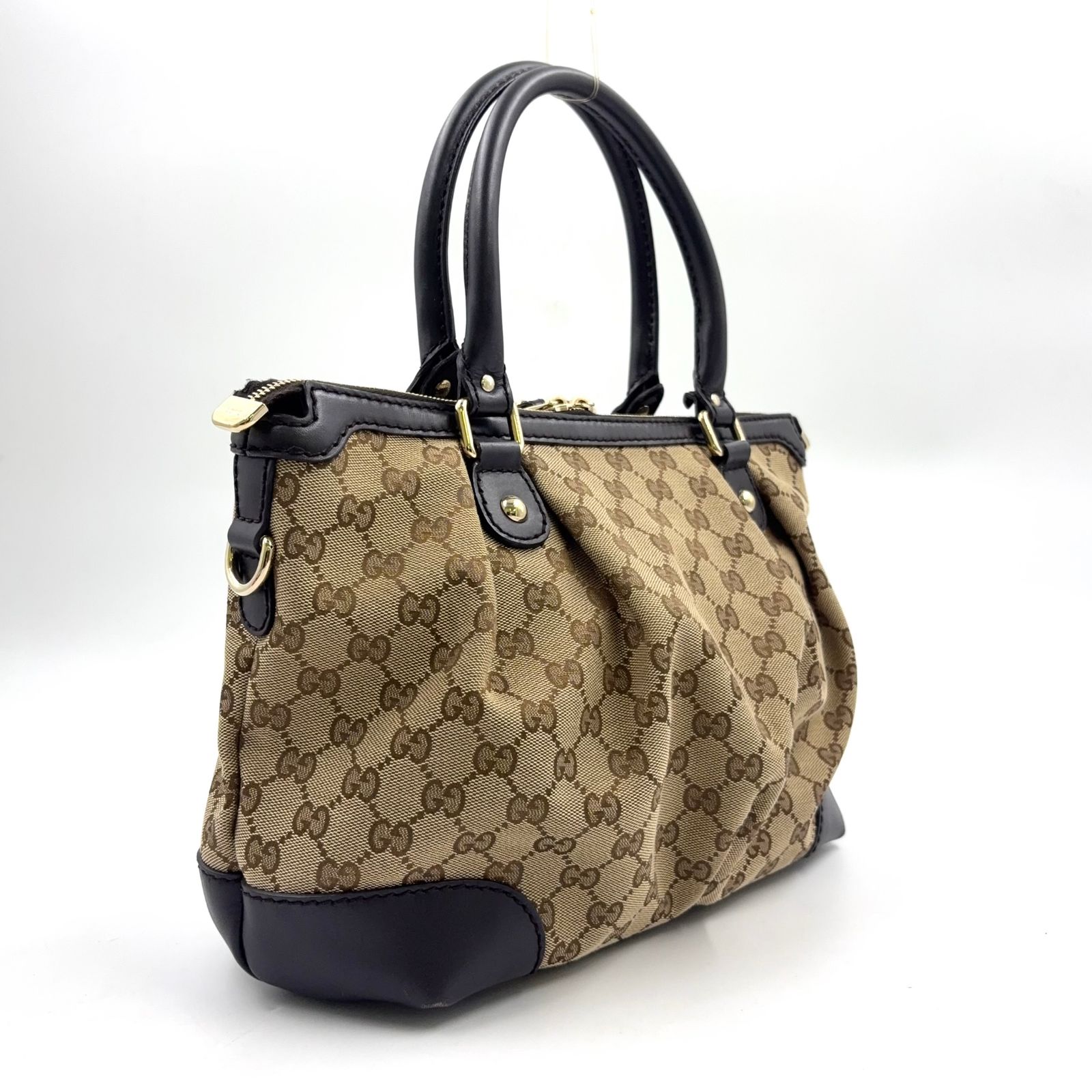GUCCI スーキー GG グッチシマ ショルダーストラップ付属なし レザー 
