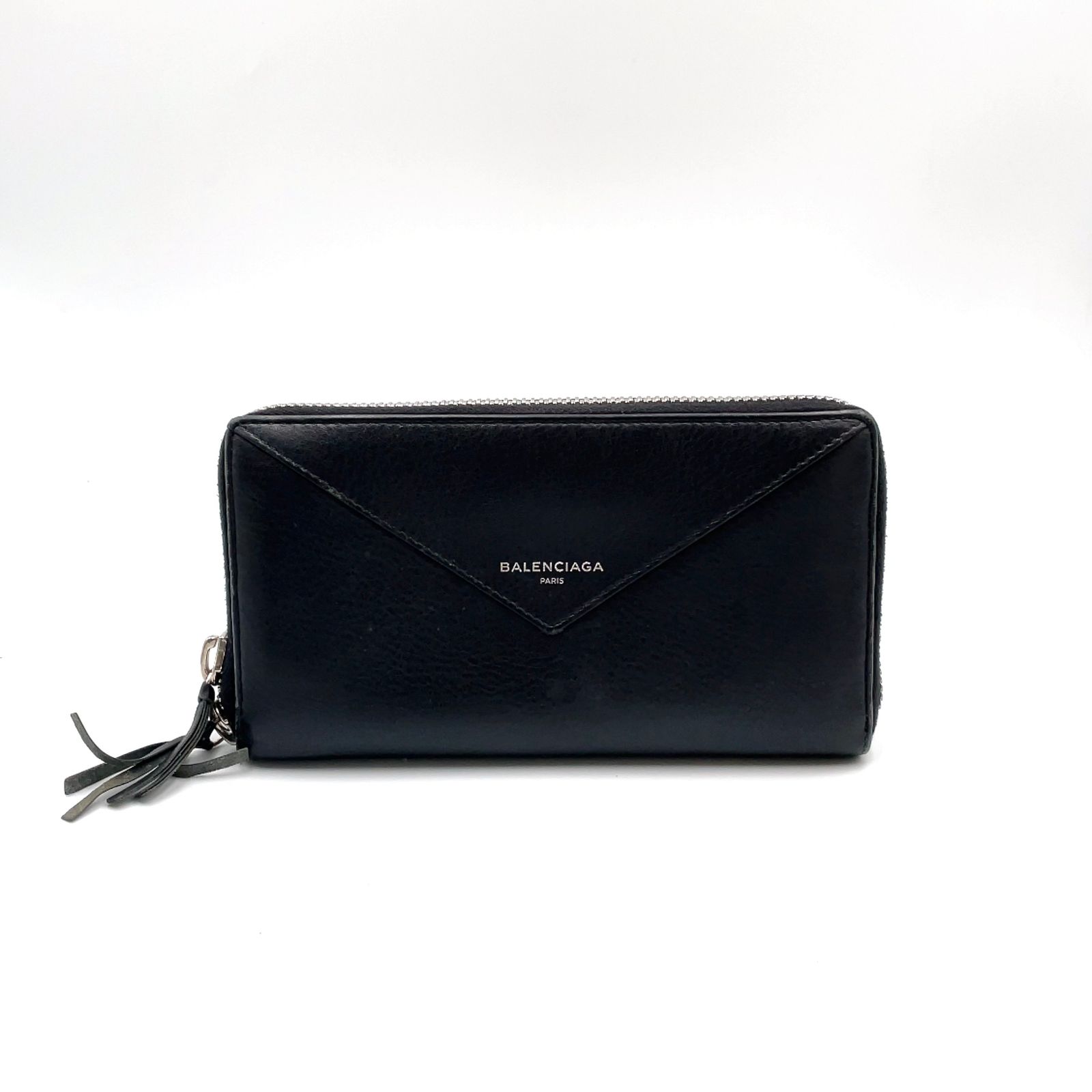 BALENCIAGA ペーパー コンチネンタル ジップアラウンド レザー