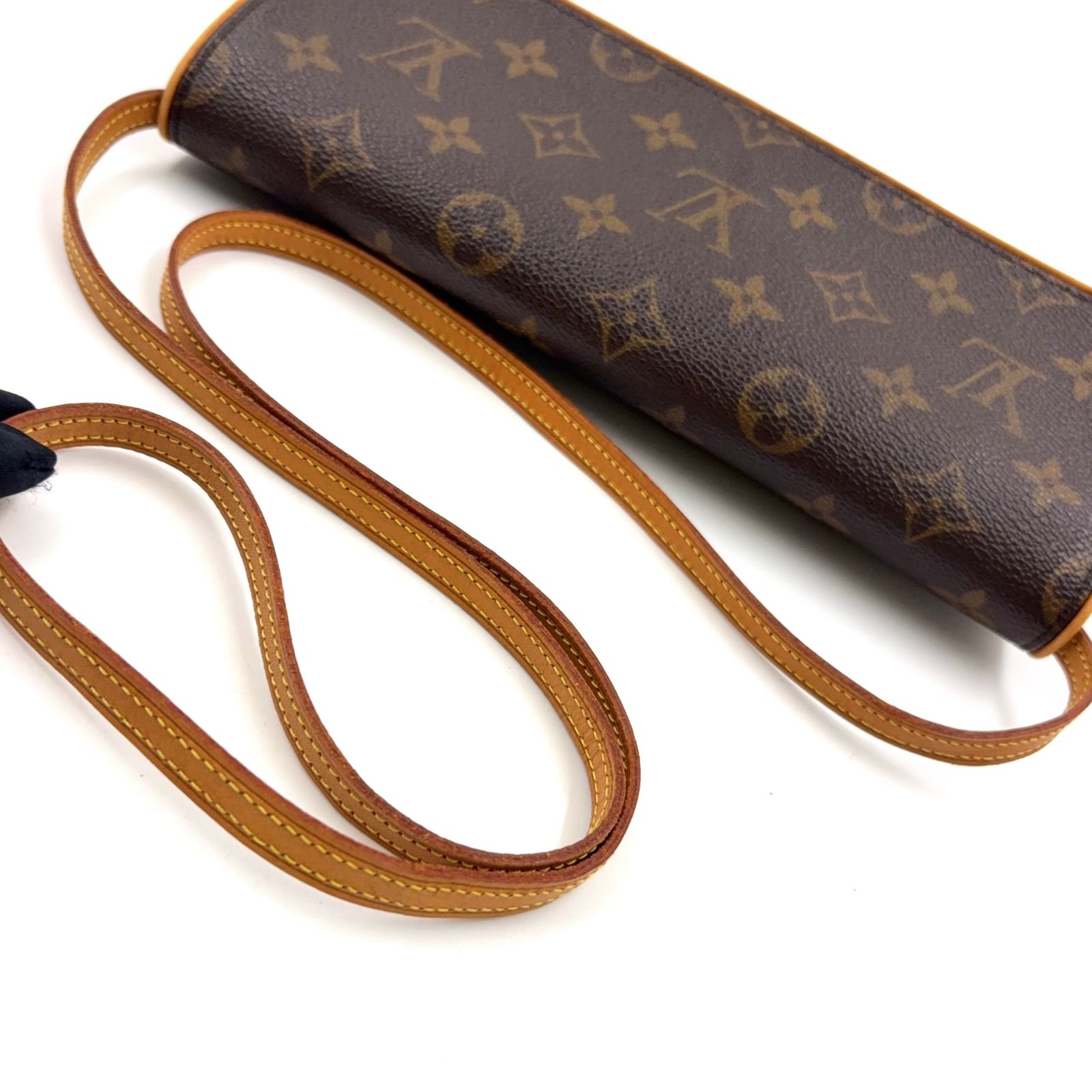 LOUIS VUITTON ポシェットツインGM モノグラム モノグラム レザー×PVC 