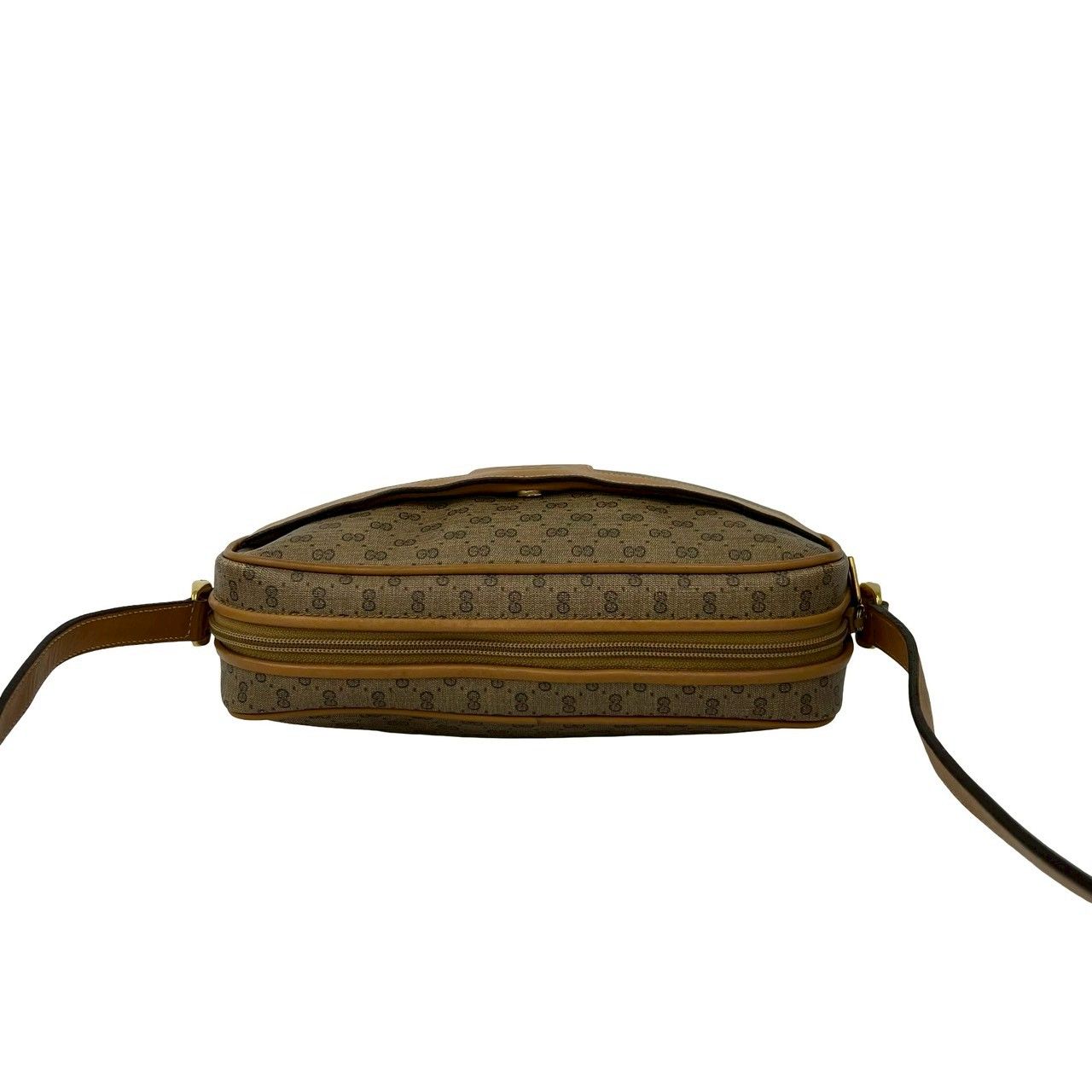 極 美品 GUCCI グッチ オールドグッチ ヴィンテージ マイクロGG ロゴ 